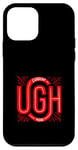 Coque pour iPhone 12 mini Pouah rouge ! Mood Red Graphic