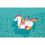 Bestway Supersized Unicorn Rider uppblåsbar madrass, 2,24m x 1,64m