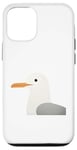 Coque pour iPhone 14 Design simple et minimaliste de mouette et d'oiseau