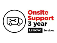 Lenovo Onsite Upgrade - Laajennettu Palvelusopimus - 3 Vuotta - On-site