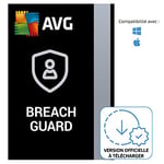 AVG BreachGuard 2024 - Protection des Données Confidentielles en Ligne contre les Fuites de Données | 1 appareil | 1 An | PC | Code d'activation PC - envoi par email