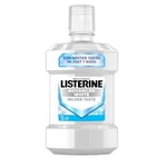 Listerine Advanced White Milder Taste (Zero Alcohol) Mouthwash (1000ml), Fluoride Mouthwash to Whiten and Protect from New Stains While Remineralising and Strengthening Teeth