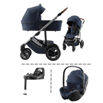 Britax | Smile 5Z Kombivogn + BABY-SAFE Pro Bilstol & Base | Night Blue