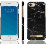 iDeal Of Sweden Fashion Marble (iPhone SE3/SE2/8/7/6/6S) - Musta