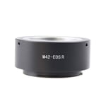 Hersmay M42-EOSR Lens Mount Adapter Ring for M42 Screw Lens to EOS R Mount for Canon EOS R RP R5 R6 RF Mirrorless Camera