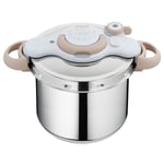 SEB Cocotte-minute inox, Autocuiseur 9 L, Induction, Sécurité 5 points, Fabri...