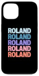 Coque pour iPhone 13 Funny Modern Repeated Text Design Roland