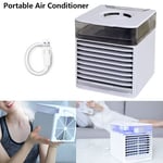 Speed Adjustable Desktop Air Cooler White Humidifier  Office Bedroom Car