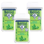 Le Petit Marseillais Gel Douche Bio Extra Doux, au pH neutre, Feuille de Menthe, 3 x 250 ml Gel(S) 3x250 pc(s)