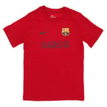 Nike Barcelona Core Match T-Shirt Mixte Enfant, Noble Red, FR : L (Taille Fabricant : L)