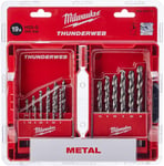 Milwaukee 4932352374 Thunderweb 19 Piece HSS-G Ground Metal Drill Bit Set