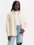 Levi's Orion Corduroy Overshirt, White Swan