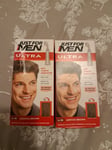 2x Just For Men Ultra Easy Comb In Haircolour A-35 Medium Brown