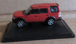 OXFORD DIECAST LAND ROVER DISCOVERY 3 RIMINI RED  1:76 SCALE MODEL CAR 