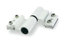 Paumelle ? clamer alu 5500AI FAPIM pour porte lourde - Blanc 9010 - 5520A_32