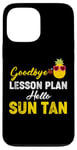 Coque pour iPhone 13 Pro Max Funny Teacher Last Day Of School Goodbye Leçon Plan Summer