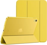 Coque Pour Ipad 10 (10,9 Pouces, Modèle 2022, 10ème Génération), Support Mince Dos Dur Housse Étui Avec Veille/Réveil Automatique (Jaune)[Coq100120]