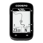 COOPSO CS500 Compteur GPS Vélo sans Fil, Navigation Routière avec IPX7 Etanche, 45H Vie de la Batterie Navigation Écran de 2,6'' Soutien BLE5.0 & Ant+