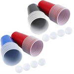 Beer Pong Set Beer Pong Drinking Game Set Beer Pong Cups22 Cups 4 PingPong UK