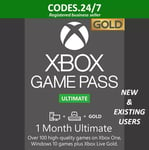 1 Month Xbox Game Pass Ultimate and Live Gold UK EU REGION