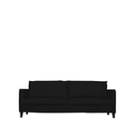 Fogia Alex High 2,5-sits soffa brooklyn 800 svart-svart ek vinklade