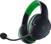 Kaira - Casque Gaming sans Fil pour Xbox Series X (Haut-parleurs Triforce de 50mm, Microphone Cardioïde HyperClear, sans Fil Xbox, Windows Sonic) Noir-Vert