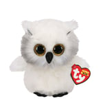 TY BEANIES AUSTIN THE OWL 15 cm GLITTER EYES NEW TAGGED