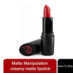 Folly Fire Creamy Matte Manipulation Lipstick in Here To Slay, Rich Blood Red