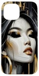 iPhone 15 Golden Majesty: The Empress of Shadows Case