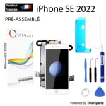 OuiSmart® BLOC LCD POUR IPHONE SE 2022 BLANC ASSEMBLÉ VITRE TACTILE + ECRAN LCD 