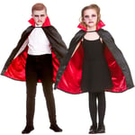 Kids Vampire Cape Book Day Dracula Halloween Fancy Dress Accessory 5-10 Years