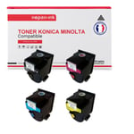 NOPAN-INK - Toner x4 TN-310 (TN310) Noir + Cyan + Magenta + Jaune compatible pour Imagistics CM 3500 CM 3520 CM 3525 CM 45