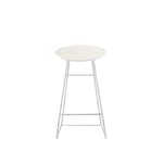 Kartell - Smatrik Stool White/Chrome - Barstolar - Tokujin Yoshioka - Silver,Vit - Metall/Plast