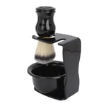 Beard Care Kit Pocket Beard Brush With Holder And Soaping Bowl Men Hair Clea REL