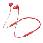 DFGH Wireless Headphones IPX5 Waterproof Sport Bluetooth Earphones Sweatproof Earbuds with Mic Noise Cancelling Earphone (Color : Red)