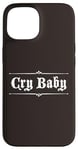 Coque pour iPhone 15 Design gothique original CRY BABY