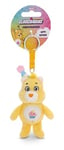 NICI- Ours Porte Bisounours Anniversaire 10cm Jaune-Pendentif Animal avec Anneau métallique pour accrocher aux clés, à la Corde, au Sac et Plus Encore, 61384, Geburtstagsbärchi