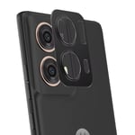 2-PACK SKALO Motorola Moto G85 5G 3D Linsskydd/Kameraskydd Härdat Glas - Svart