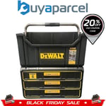 Dewalt Toughsystem 2.0 DS280 Tote Tool Box + 3 Shallow Drawer Toolbox Organiser 