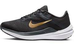 NIKE Women's W Air Winflo 10 Low, Anthracite Metallic Gold Black White, 9.5 UK