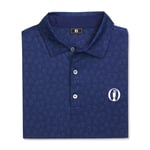 FootJoy 152nd Open Championship Postage Stamp Pique Herre Navy XL