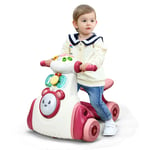 Kids Ride on Scooter Push Along Walker Car Light Music Toddler Activity Gift Toy