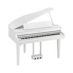 Yamaha Clavinova CLP-865GP Digitalt Flygel, Polert Hvit