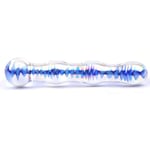 Blue Wavy Glass_Dildo