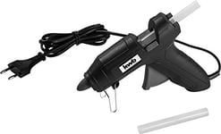 kwb Pistolet à colle 11 mm avec bâtons de colle, pistolet à colle pour le bricolage, le bureau, etc., 20 watts, temps de chauffe 3 - 5 min, max. 195° C, testé TÜV / GS