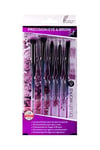 Brushworks HD Precision Eye & Brow Brush Set Lot de précision pour les yeux et sourcils