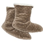 Damella Strumpor Jaquard Fleece Slippers Vit polyester Strl 35/37 Dam