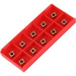 Sjlerst - Coffret de 10pcs Lames Inserts Rotatifs cnc Insert Carbure CCMT060204-HM YBC251 Outil Tournage Filtage pour Acier pour Tours, Fraiseuses