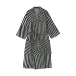 Marimekko Kalasääski kylpytakki Off white-charcoal L/XL