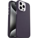 OtterBox Coque Symmetry Series Cactus Leather MagSafe pour iPhone 15 Pro Max, Antichoc, résistante aux Chutes, Coque de Protection Fine, 3X testée Selon la Norme Militaire, Mauve